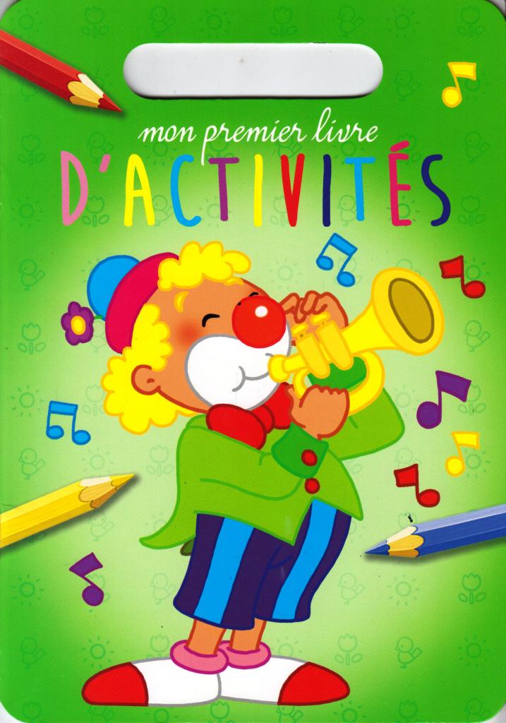 Mon premier livre d'activités-vert
