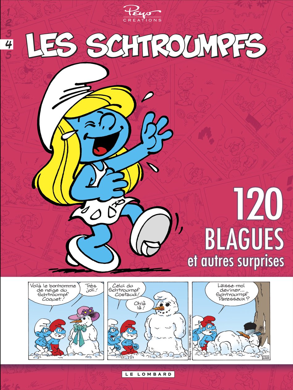 Les Schtroumpfs, Tome 4 : 120 blagues et autres surprises