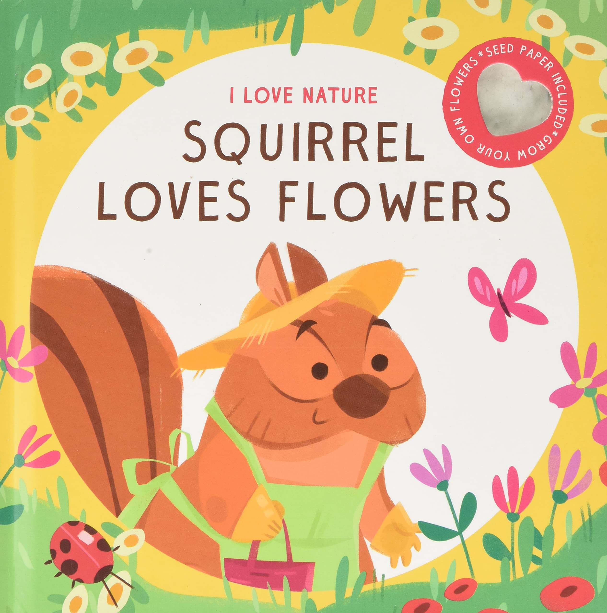 SQUIRREL- Loves flowers