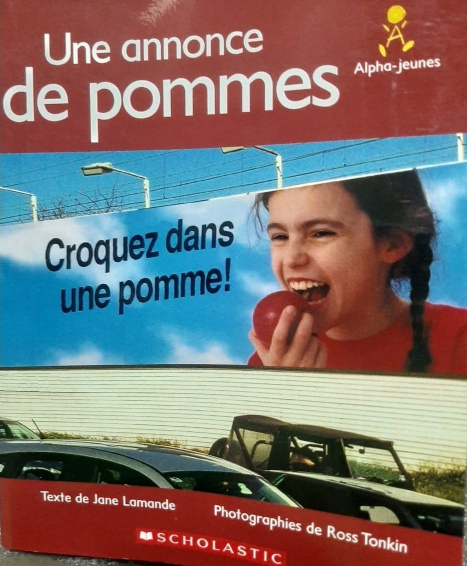 Une annonce de pommes