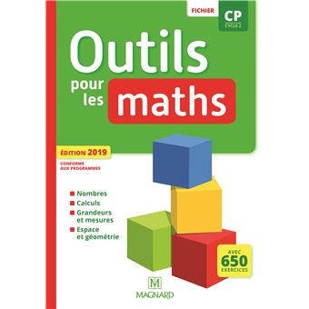 Outils pour les maths -CP-Fichier pour l'eleve -(N) Edition 2019- ISBN 978-2-210-50517-9 (a acheter NEUF)