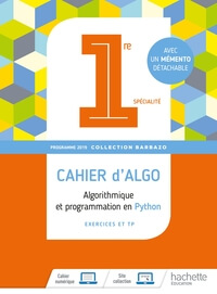 Barbazo Algo 1ere - Cahier D'exercices 2019