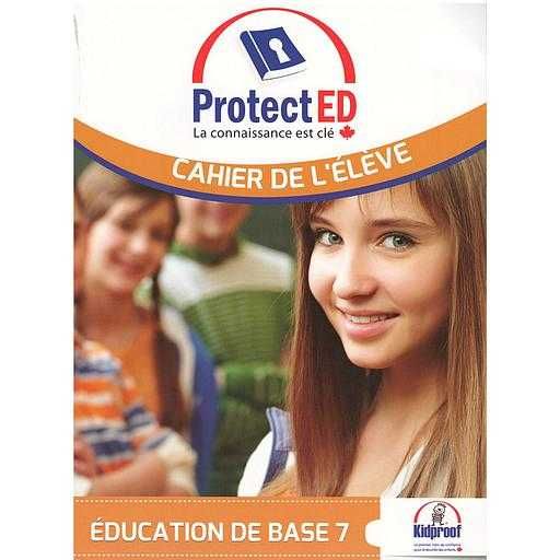 Protect Ed Cahier Eleve Eb7 + Guide Des Parents 2013