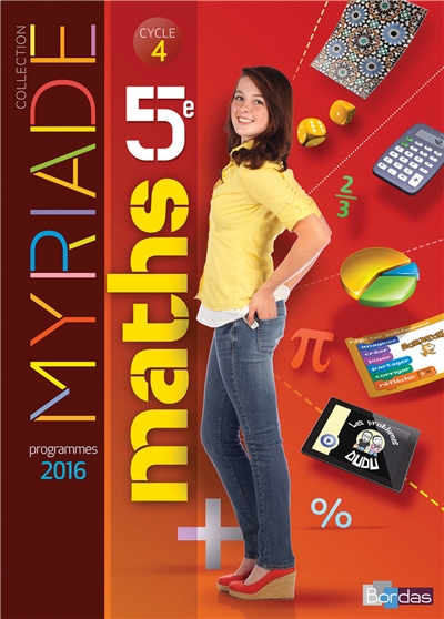 Myriade Mathématiques 5e Cycle 4 - Manuel de l'élève