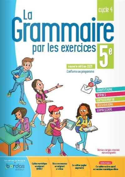 La grammaire par les exercices 5e - Cahier d'exercices