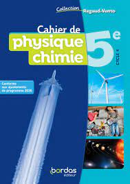 Cahier de physique chimie 5e -