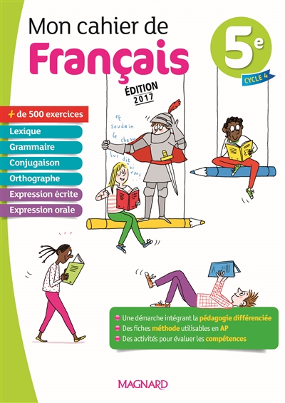 Mon cahier de français 5e