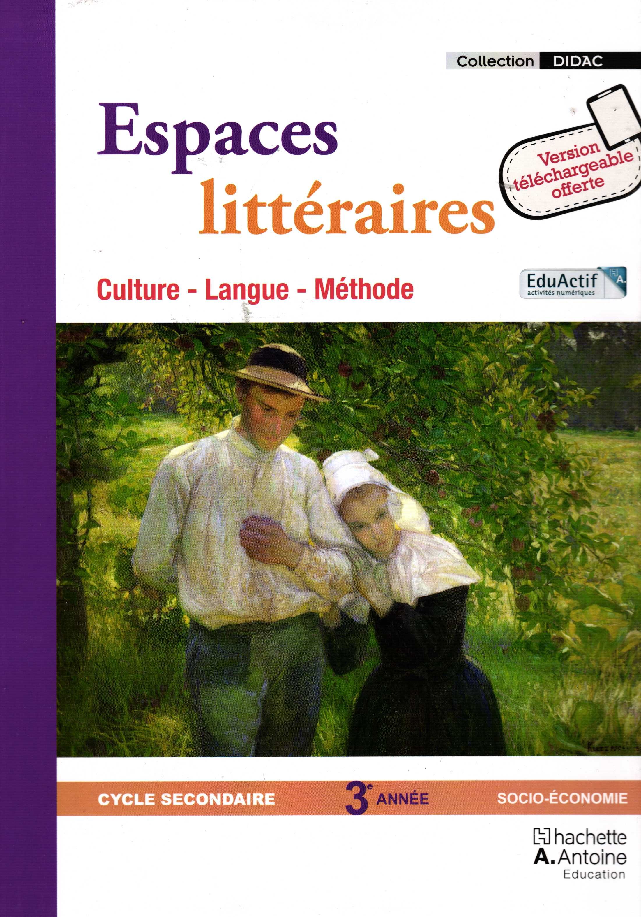 Espaces Litteraires Term Se Eleve 2011