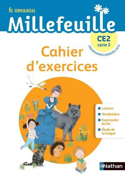 Le nouveau Millefeuille : français ; CE2 ; cahier d'exercices (édition 2023)