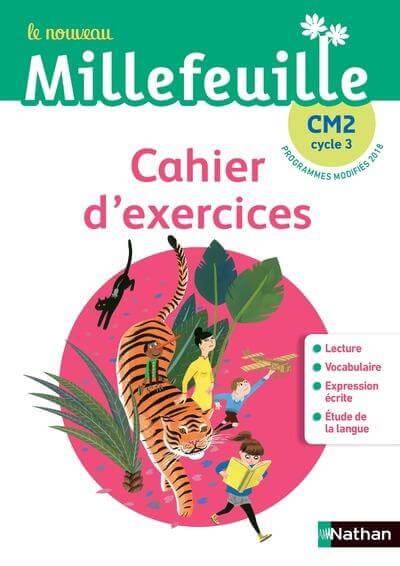 Le nouveau Millefeuille : français ; CM2 ; cahier d'exercices (édition 2023)