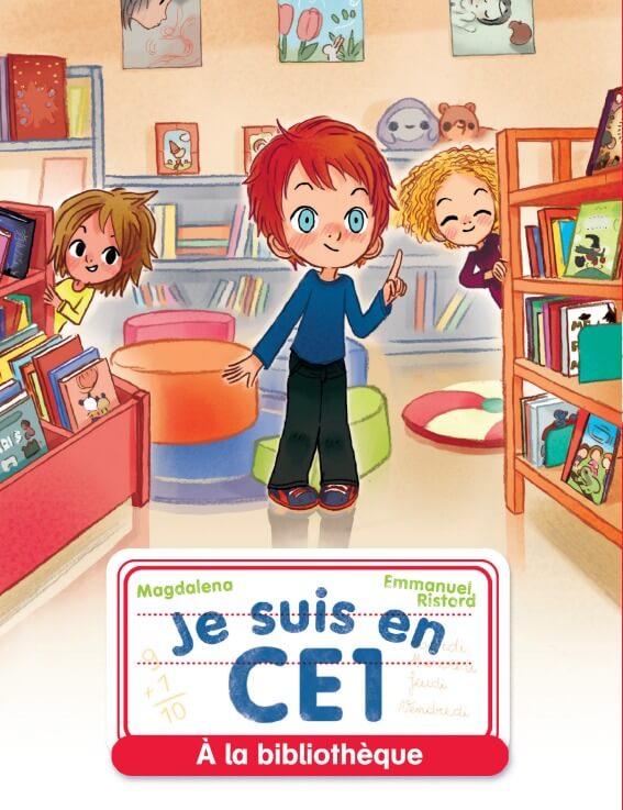 Je suis en CE1 - A la bibliotheque : Niveau 2