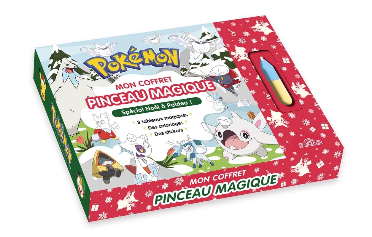 Mon coffret pinceau magique Pokémon Spécial Noël à Paldea 3 - 5