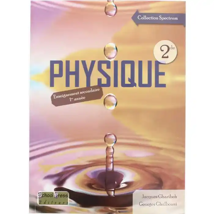Physique 2NDE Spectrum 2024