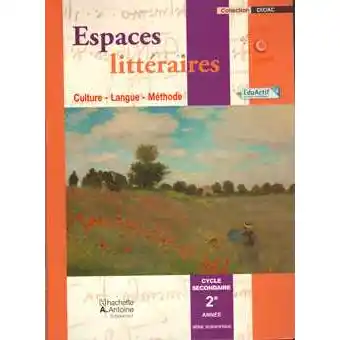 Espaces Litteraires Cs2 Scientifique Livre Unique