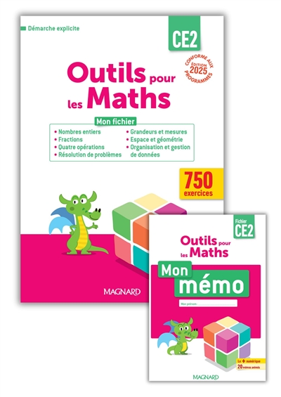 Outils Pour les Maths Ce2 par Domaine (2025) - Fichier de L'élève + Mémo