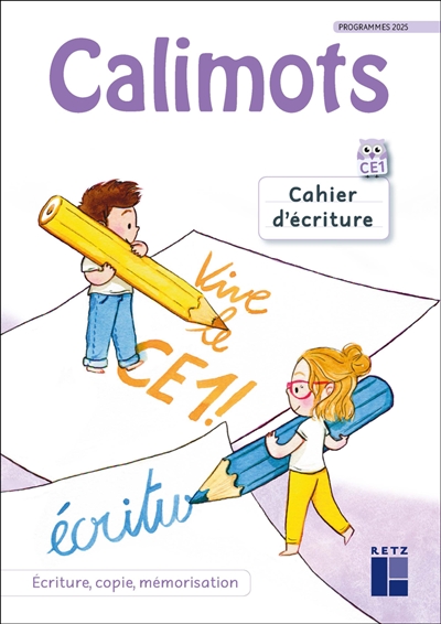 Calimots Ce1 - Cahier D'écriture - Programmes 2025