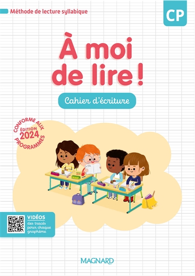 À Moi de Lire ! Cp (2024) - Cahier D'écriture