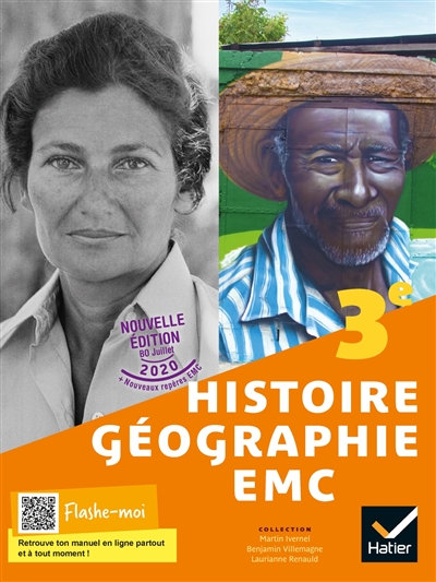 Histoire-géographie-emc 3e - Ed 2021 - Livre Élève