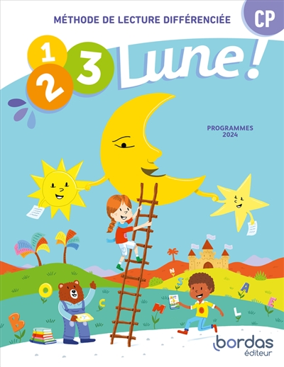 1, 2, 3, LUNE - METHODE DE LECTURE CP - 2024 - MANUEL DE L'ELEVE
