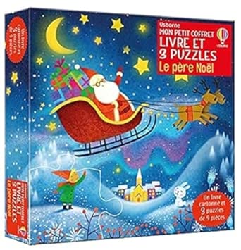 Le père Noël. Avec 1 livre cartonné et 3 puzzles de 9 pièces