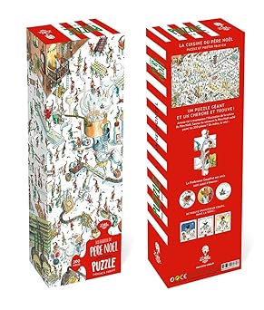 Puzzle géant À la recherche du Père Noël 3-8 ans