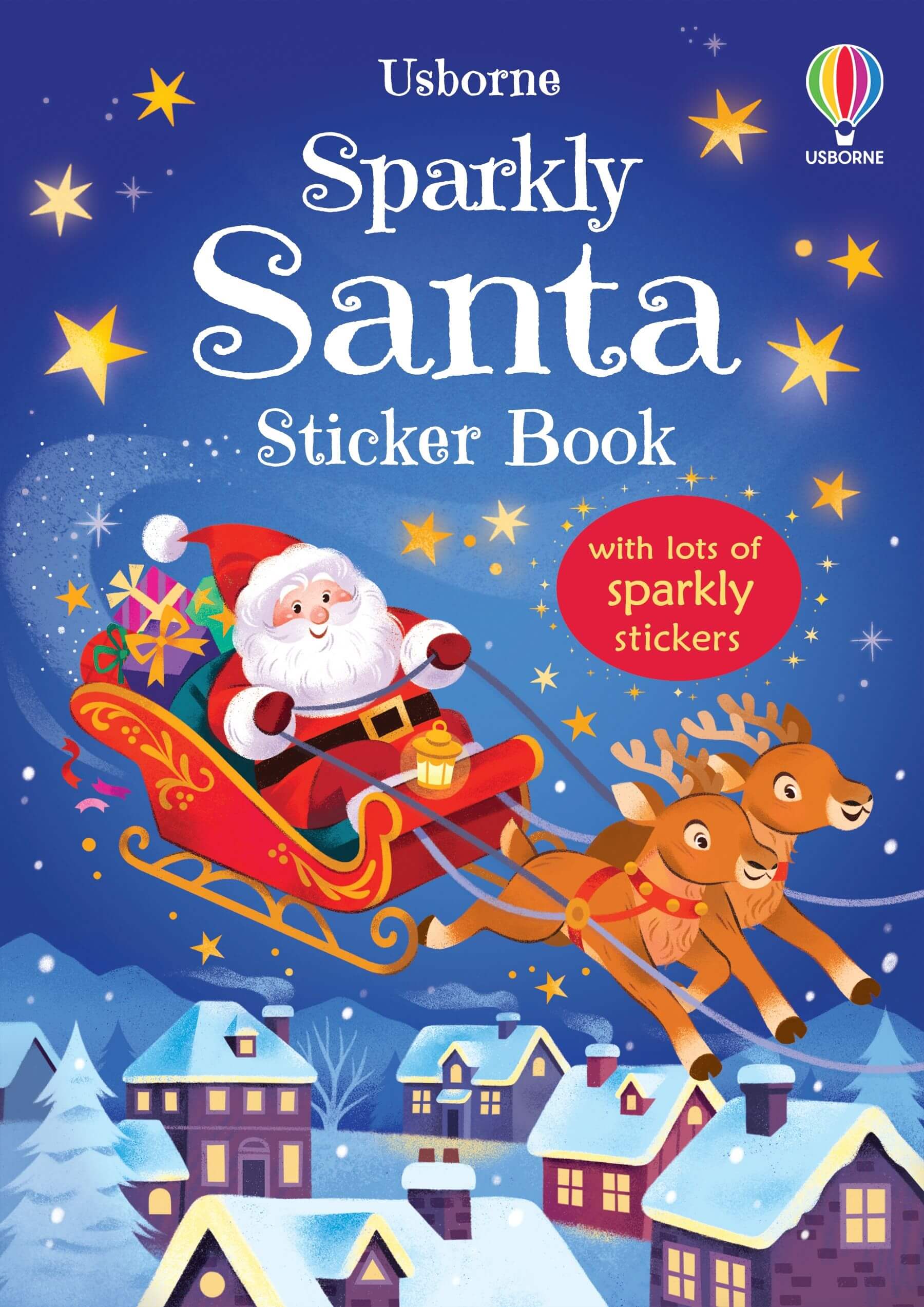 Sparkly Santa Sticker Book 3+