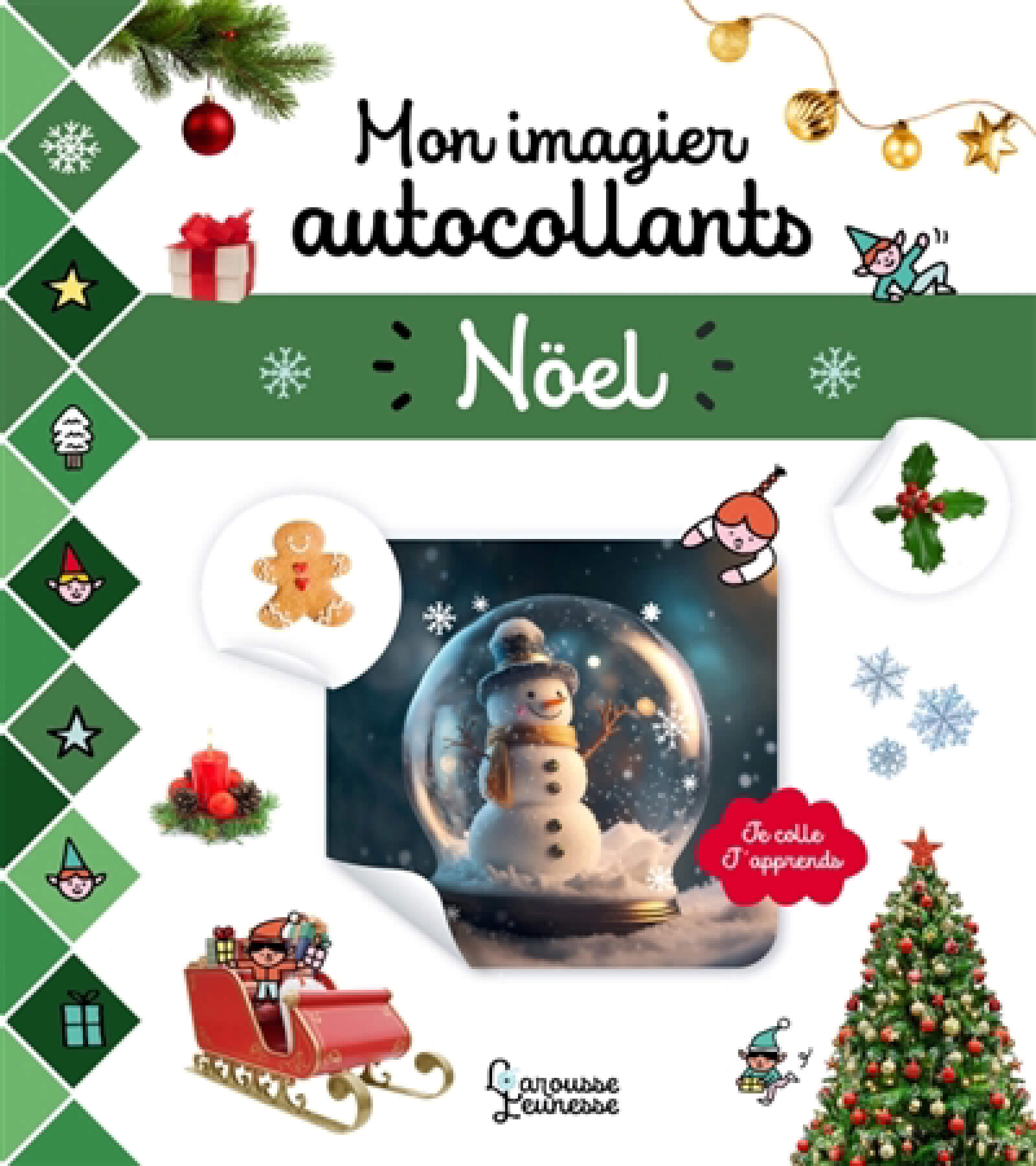 Mon imagier autocollants - Noël 2+