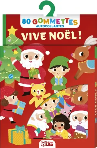 Vive Noël !. 80 gommettes autocollantes