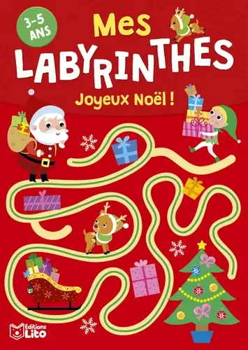 Mes labyrinthes Joyeux Noël ! 3 - 5ans