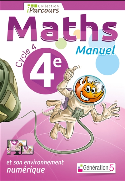 Manuel iParcours maths 4e - Ed. 2016