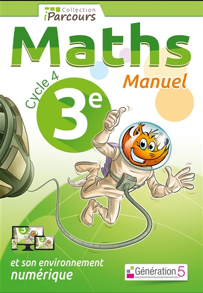Manuel iParcours maths 3e - Ed. 2016