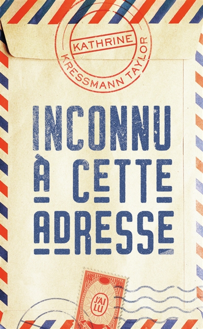 INCONNU À CETTE ADRESSE
