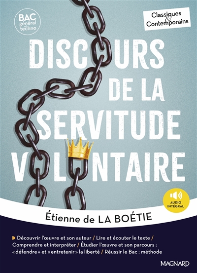 DISCOURS DE LA SERVITUDE VOLONTAIRE 2026 - CLASSIQUES ET CONTEMPORAINS - ŒUVRE OBLIGATOIRE
