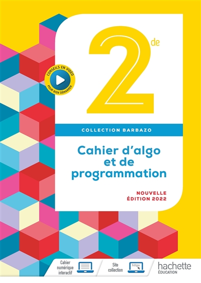 Barbazo Cahier d'algo 2nd 2022
